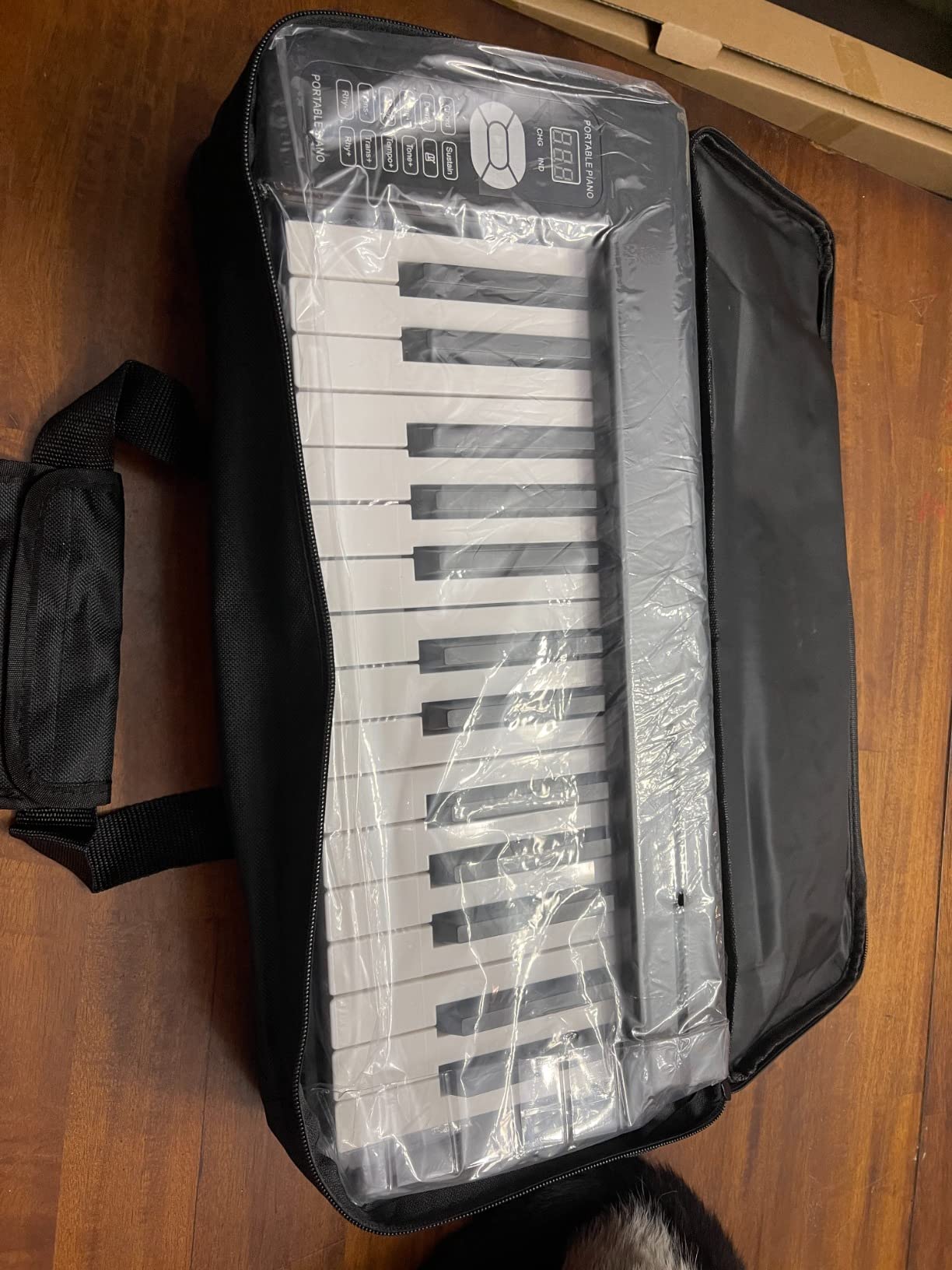 30/mo Finance FVEREY 61 Key Folding Piano Keyboard, Semi Weighted