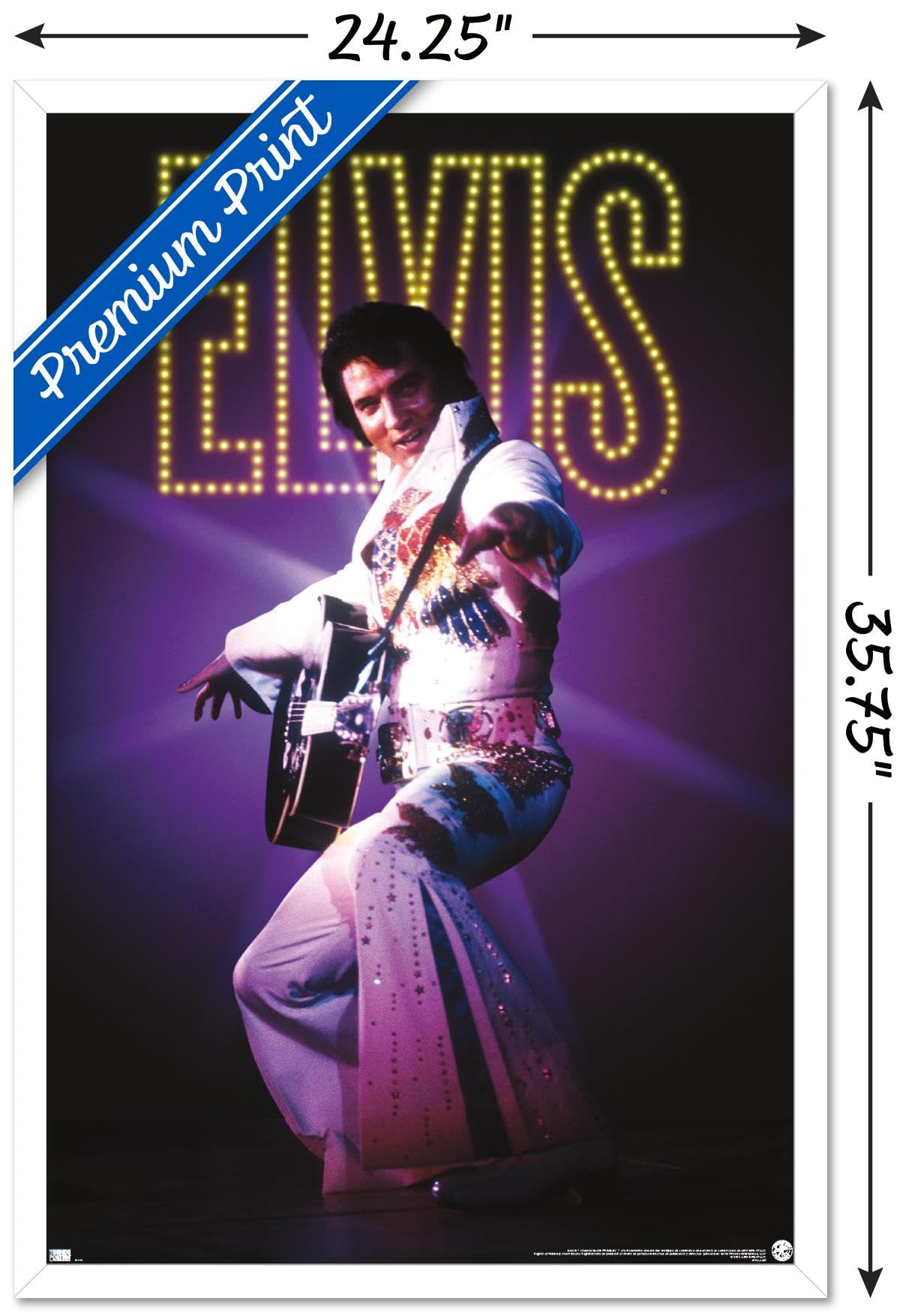 Amazon.com: Trends International Elvis Presley - Suit Wall Poster