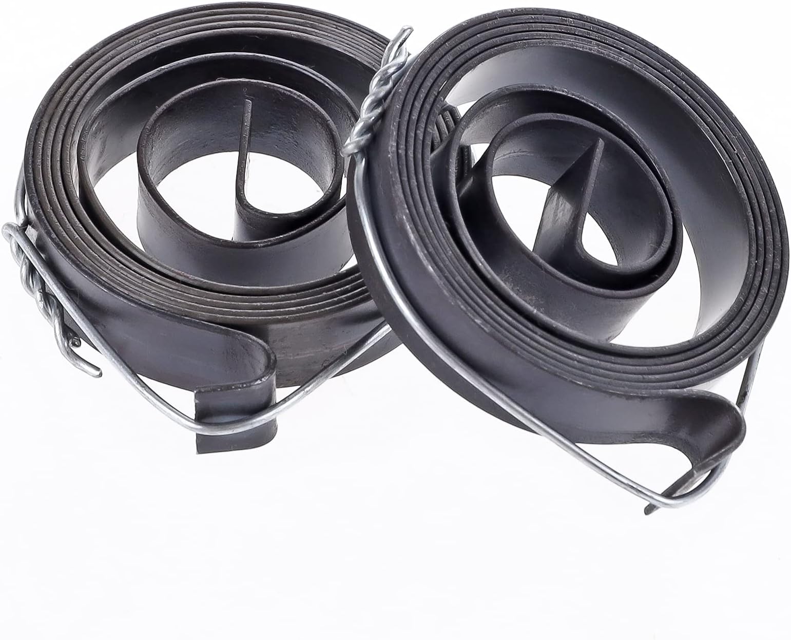 Pack of 2 Drill Press Return Spring, Quill Spring Feed Return Coil Spring Assembly, 2.2Ft Long, 35 x 8 x 0.8mm