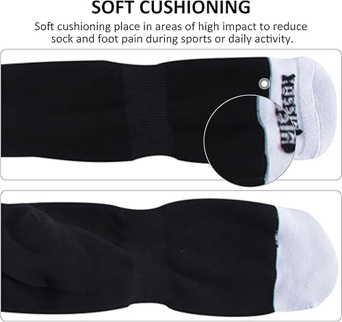 Miniatura 5 de Calcetines de compresión de fútbol y béisbol, unisex, para jóvenes, sólidos, hasta la rodilla, voleibol, fútbol