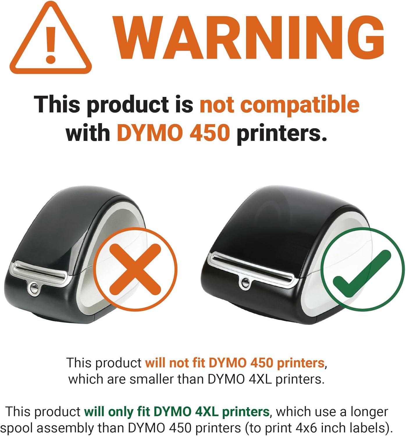 Replacement Spool/Spindle/Label Holder Assembly Compatible with DYMO 5XL / 4XL Thermal Label Printer