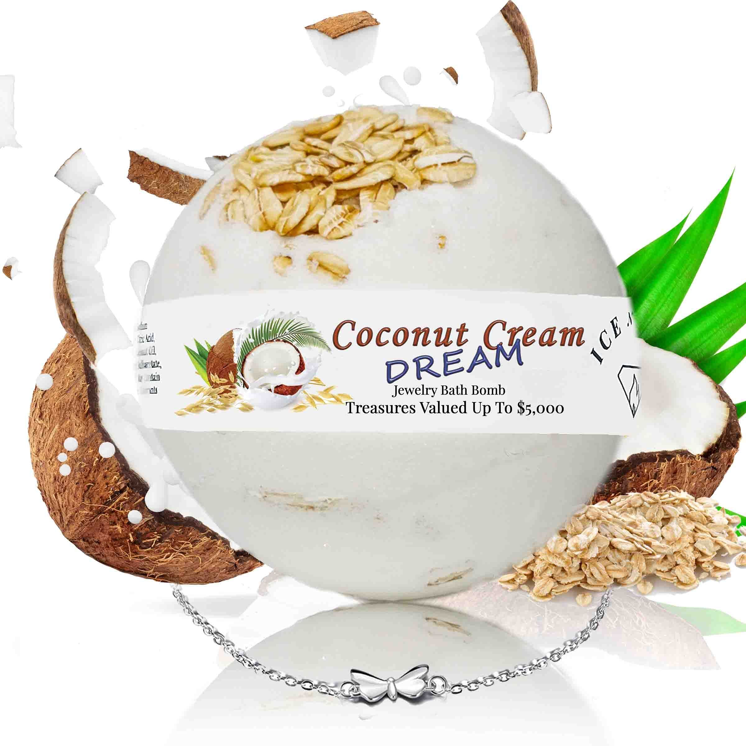 Coconut Cream Dream"MONDO" Jewelry Bath Bomb - Bracelet