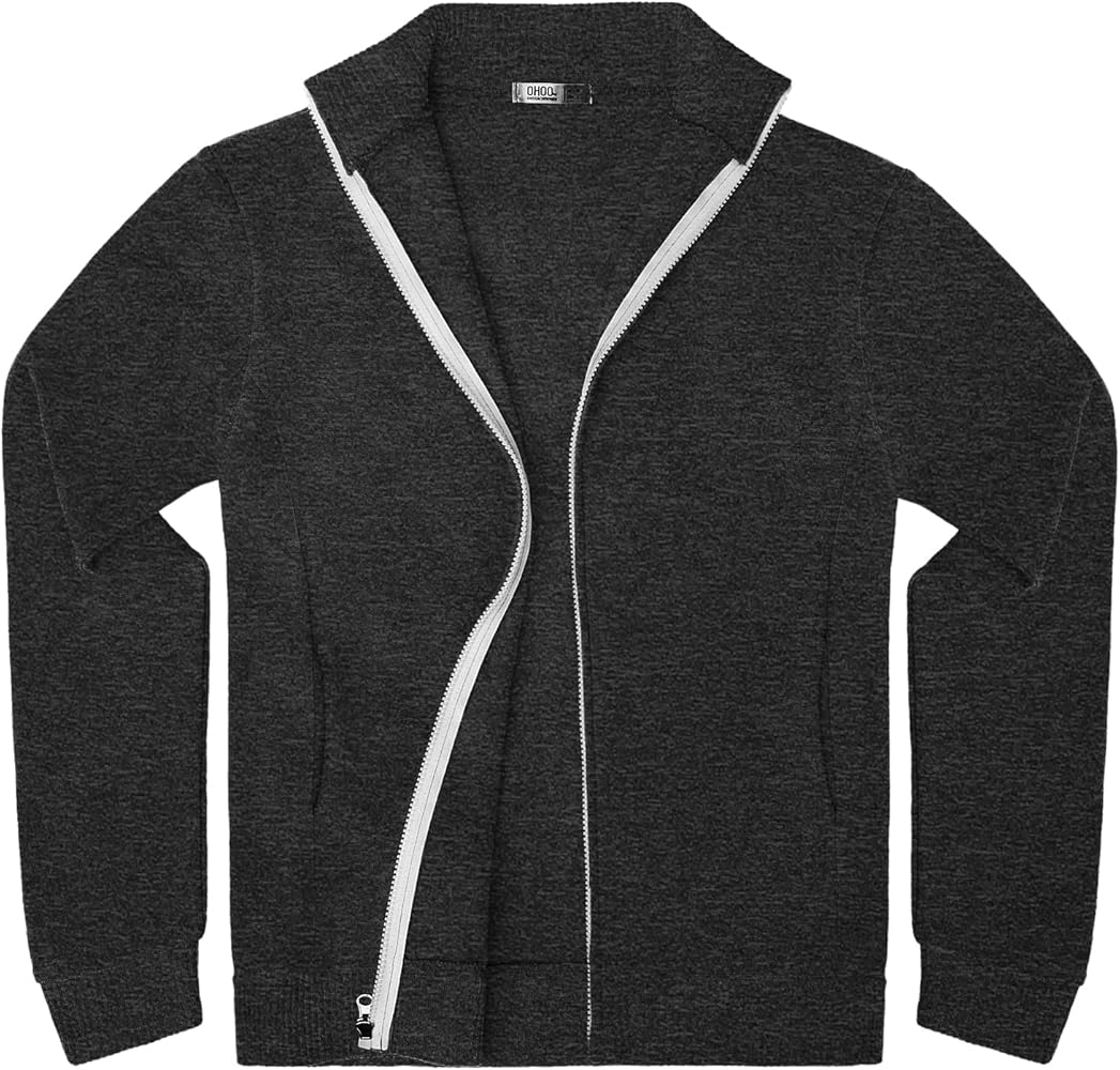 Fleece lined zip up cardigan Clearance