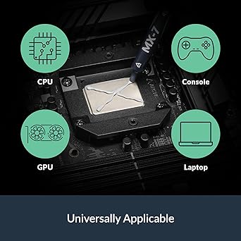 ARCTIC MX-7 (2 g) - CPU, konsol, grafik kartı, dizüstü bilgisayar, işlemci, uzun süre, koşulsuz, non capacitiva için termal makarna termal makarna