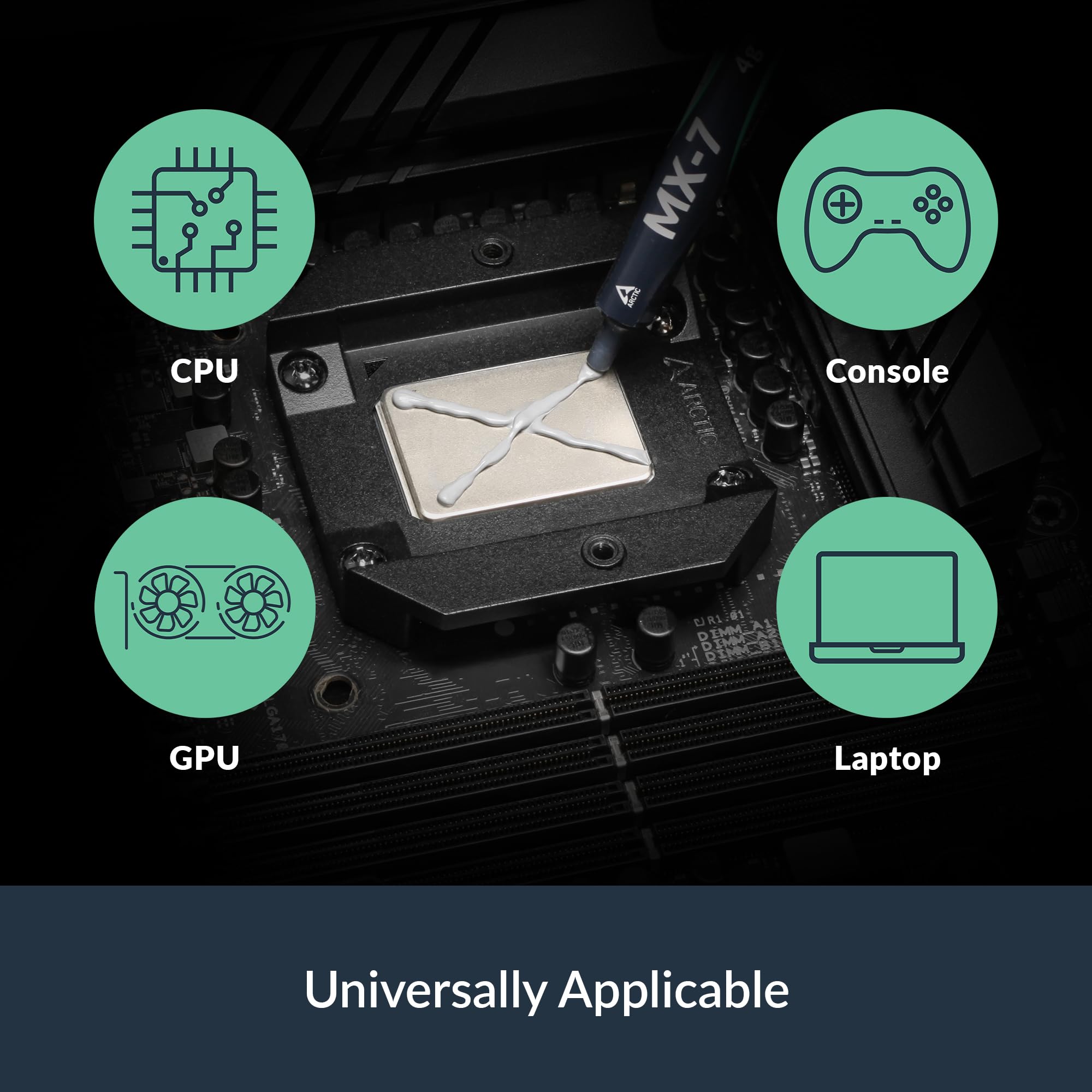 ARCTIC MX-7 (2 g) - Ultimate Performance Thermal Paste for CPUs, Consoles, Graphics Cards, Laptops, Processors, Very High Thermal Conductivity, Long Durability, Non-Conductive, Non-Capacitive — Amazon image 7
