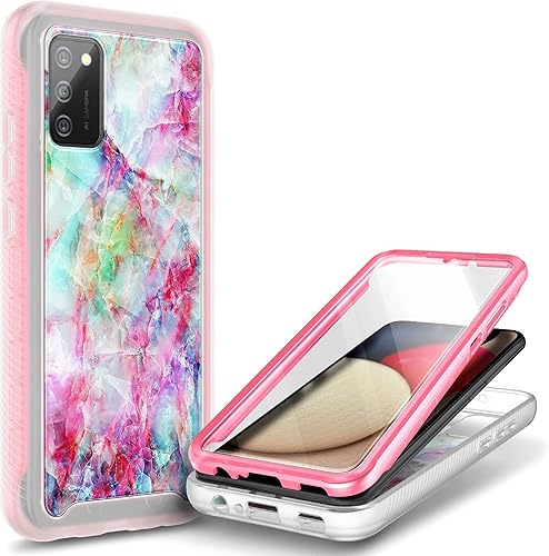 NZND Funda para Samsung Galaxy A03S con protector de pantalla integrado, funda protectora de cuerpo completo a prueba de golpes, resistente a los disponible en Yaxa Peru