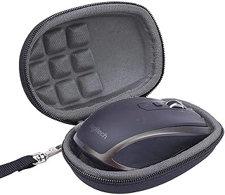 Portable Case for Logitech MX Anywhere 2S, Travel Case for Anywhere 2 / MX Anywhere 3 Wireless Mouse with Cut-out for Wireless Dongle