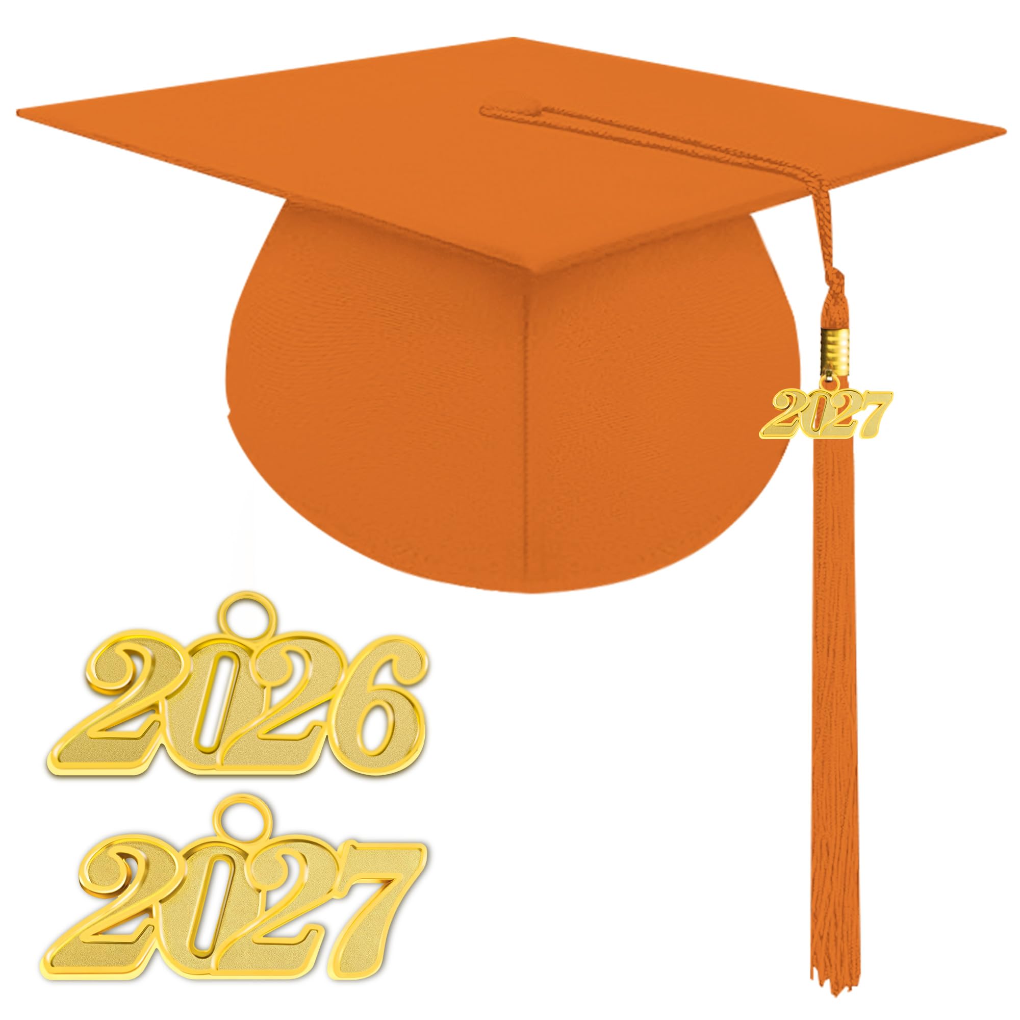 Unisex Matte Graduation Cap 2026 2027 Tassel for High School