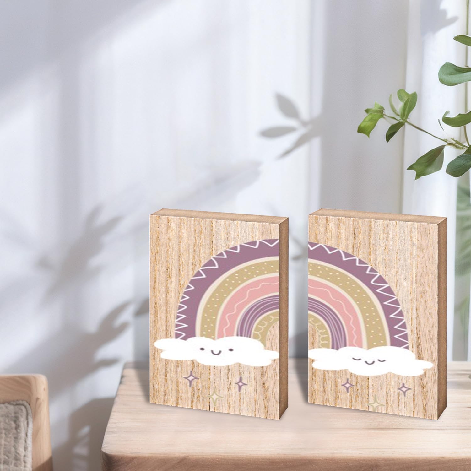 Paquete de 10 bloques rectangulares de madera MDF sin acabar, bloques de madera de 3.9 x 5.9 pulgadas para manualidades, proyectos de bricolaje y decoración personalizada