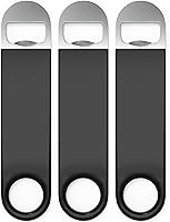 Premium Cold One Bartender Speed Bottle Openers 3 Pack - Rubber Coated Stainless Steel, 7 Inch Large Professional Grade