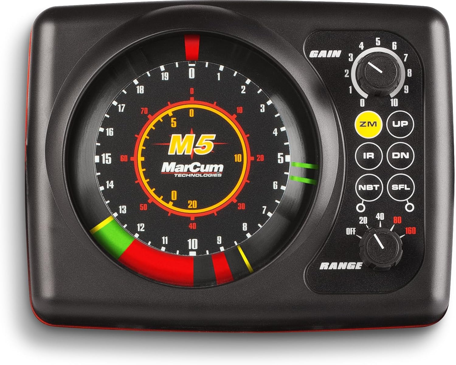 MarCum M5L Flasher System | High-Definition Ice Fishing Flasher & Sonar | Advanced Fish Finder with Lithium Battery | Premium Fishing Electronics