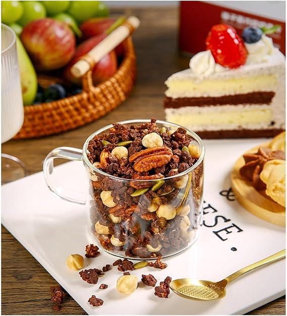 Hazelnut Dark Chocolate Baked Oatmeal 100g/bag Instant Crisps(3pcs)