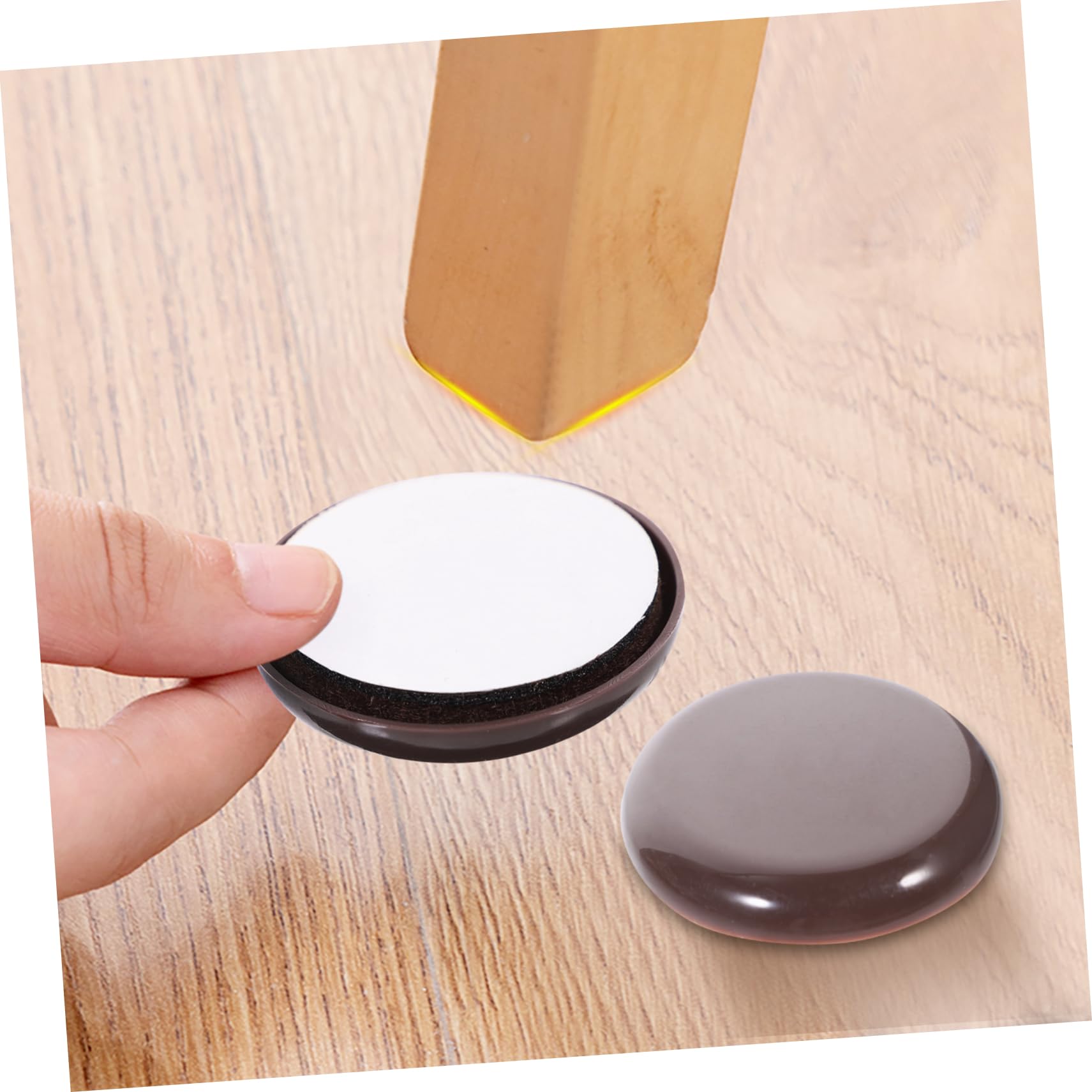 SHINEOFI 3 Sätze Selbstklebende Möbelgleiter Runde Pads Für Tischbeine Geräuschdämpfende Für Metallmöbel rutschfest Und Bodenschonend Perfekter Schutz Für Hartböden 20 Stück * 3