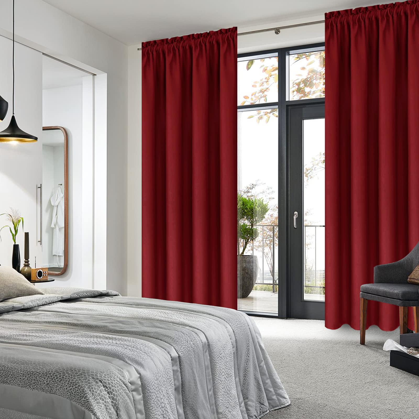 Rideau De Porte Isolant Thermique Gris - Rideau - 90 x 200cm Rideau De Porte Isolant Thermique Gris - Rideau - 90 x 200cm