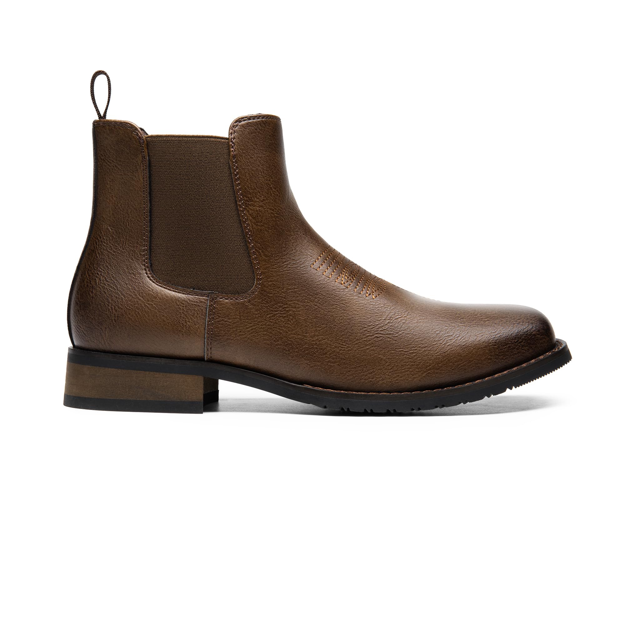 Bruno Marc Bottes Hommes Confortable Bottes Chelsea Décontractées et Antidérapante Bottines Homme BMUMAB2402