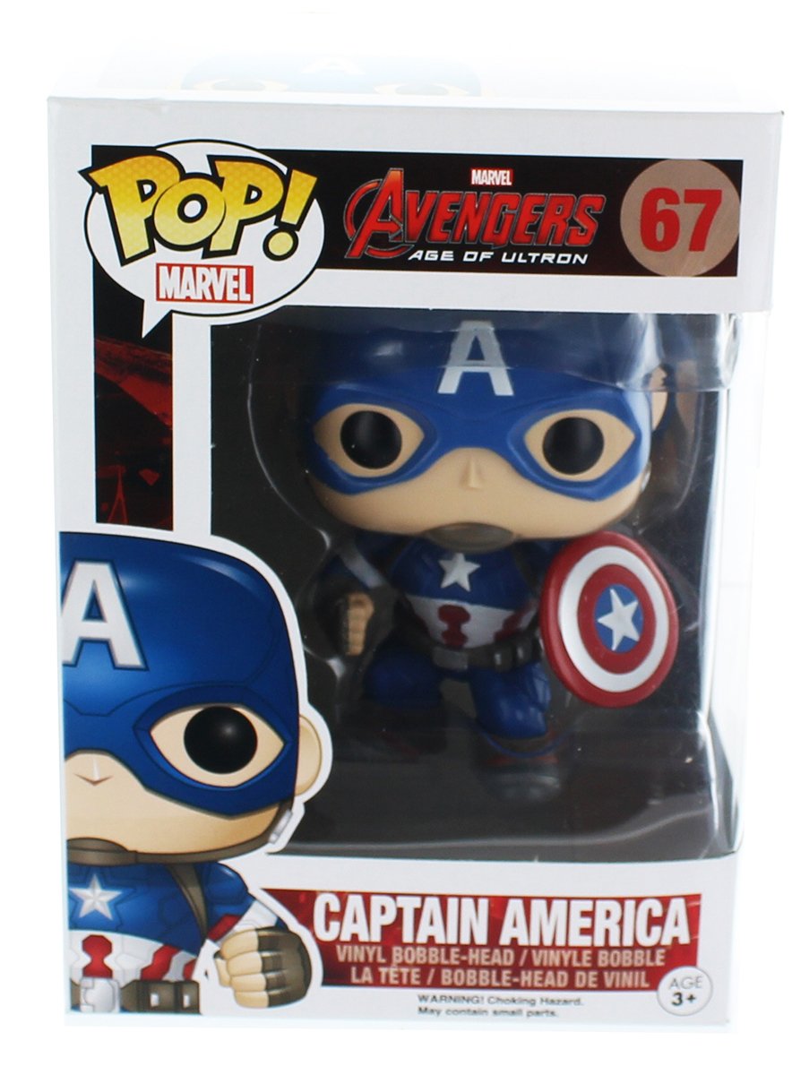Amazon.com: Funko Marvel: Avengers 2 - Captain America Action
