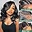 Douyin Bob Wig Human Hair 13x4 Frontal Lace Wig Body Wave HD Lace Front Wigs Human Hair Pre Plucked Glueless Bob Wigs for Women (16 inch, Natural Black)