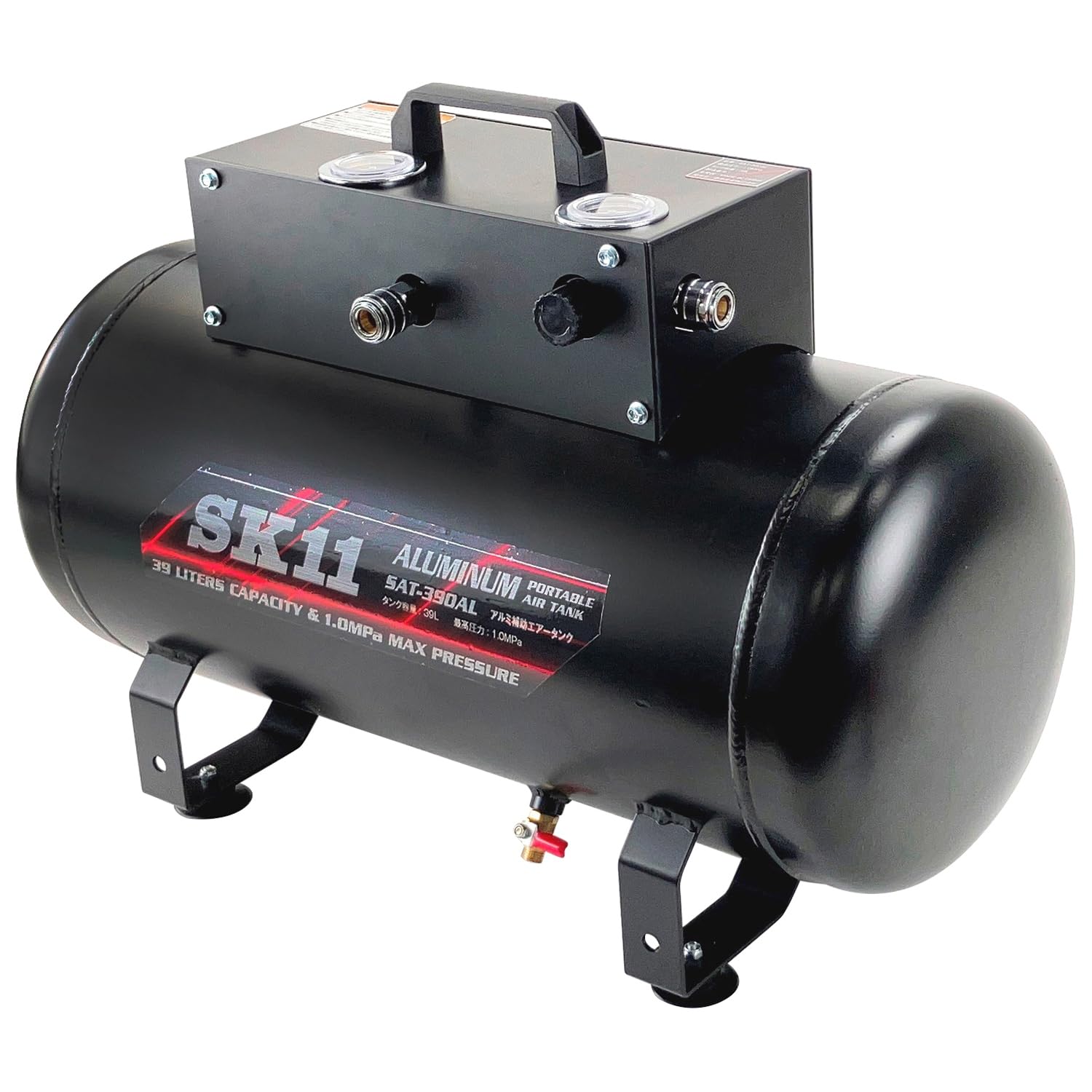 Amazon | SK11(エスケー11) コンプレッサー用 補助エアータンク 39L