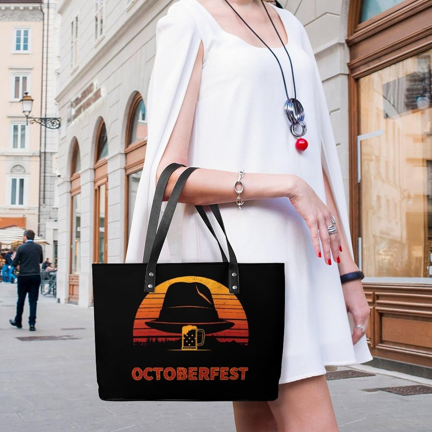 Oktoberfest Women's Satchel Handbags Tote Shoulder Bag Purses for Travel Shopping Work