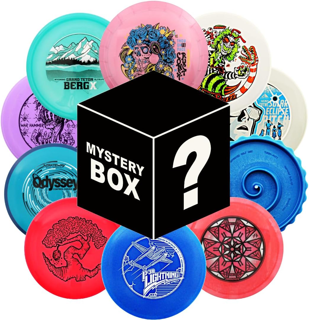 Gotta Go Gotta Throw Inc. Disc Golf Mystery Box – Assorted Disc Golf Discs from Top Brands - PRESET Box [NOT RANDOMIZED PER Order]