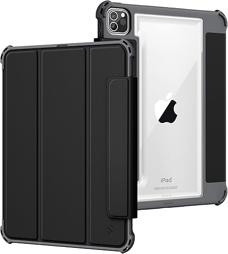 Fintie Funda híbrida resistente para iPad Pro de 11 pulgadas (4 y 3 generación) 20222021, funda protectora transparente resistente a prueba de