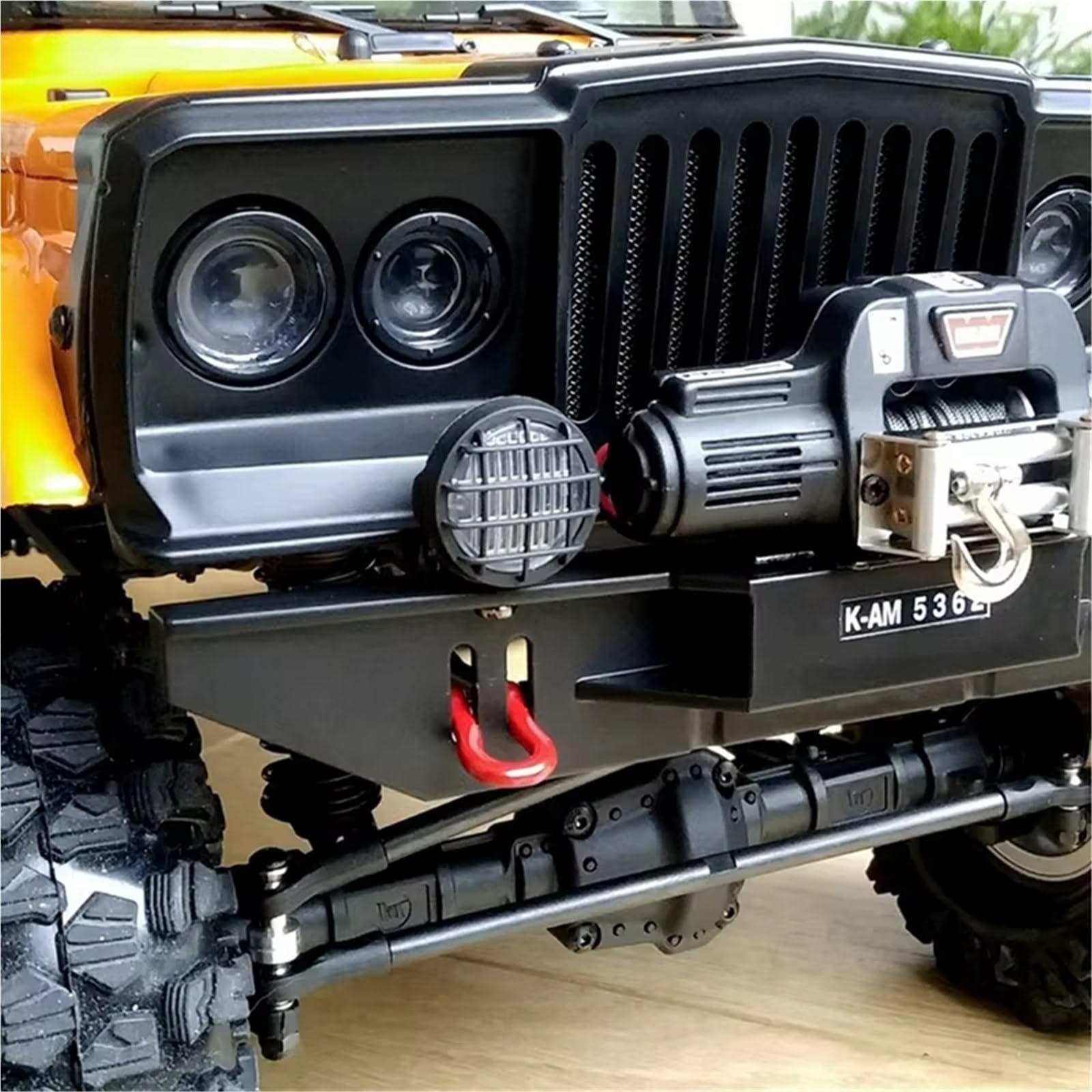 RC Coche Piezas para Axial para SCX10 para TRAXXAS para TRX4 1/10 Coche Trepador De Control Remoto Piezas Accesorios Cabrestante Automático De Metal con Línea De Control 3CH