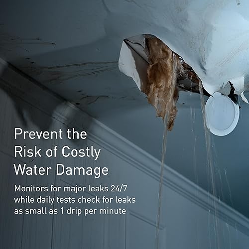 Miniatura 5 de Moen 900-006 Flo de Moen llave de paso de agua inteligente de 2,54 cm con detector de agua inteligente Flo de Moen 920-004, paquete de 1 unidad