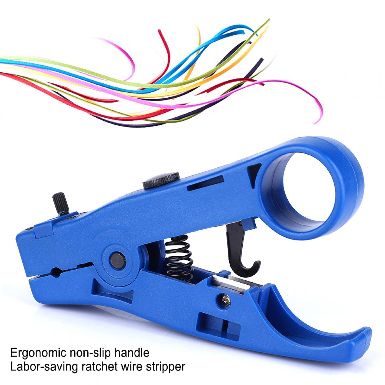 Kit Spellacavi Coassiali - Spellafili E Crimpatore Per Cavi RG6 - Per Antenne TV E Satelliti - Foto 2