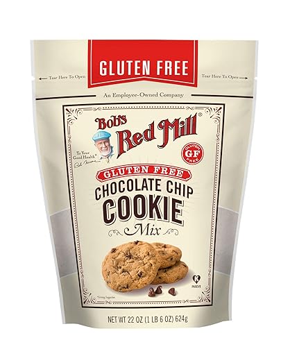 Bob's Red Mill Mezcla de galletas, chispas de chocolate sin gluten, 22 onzas