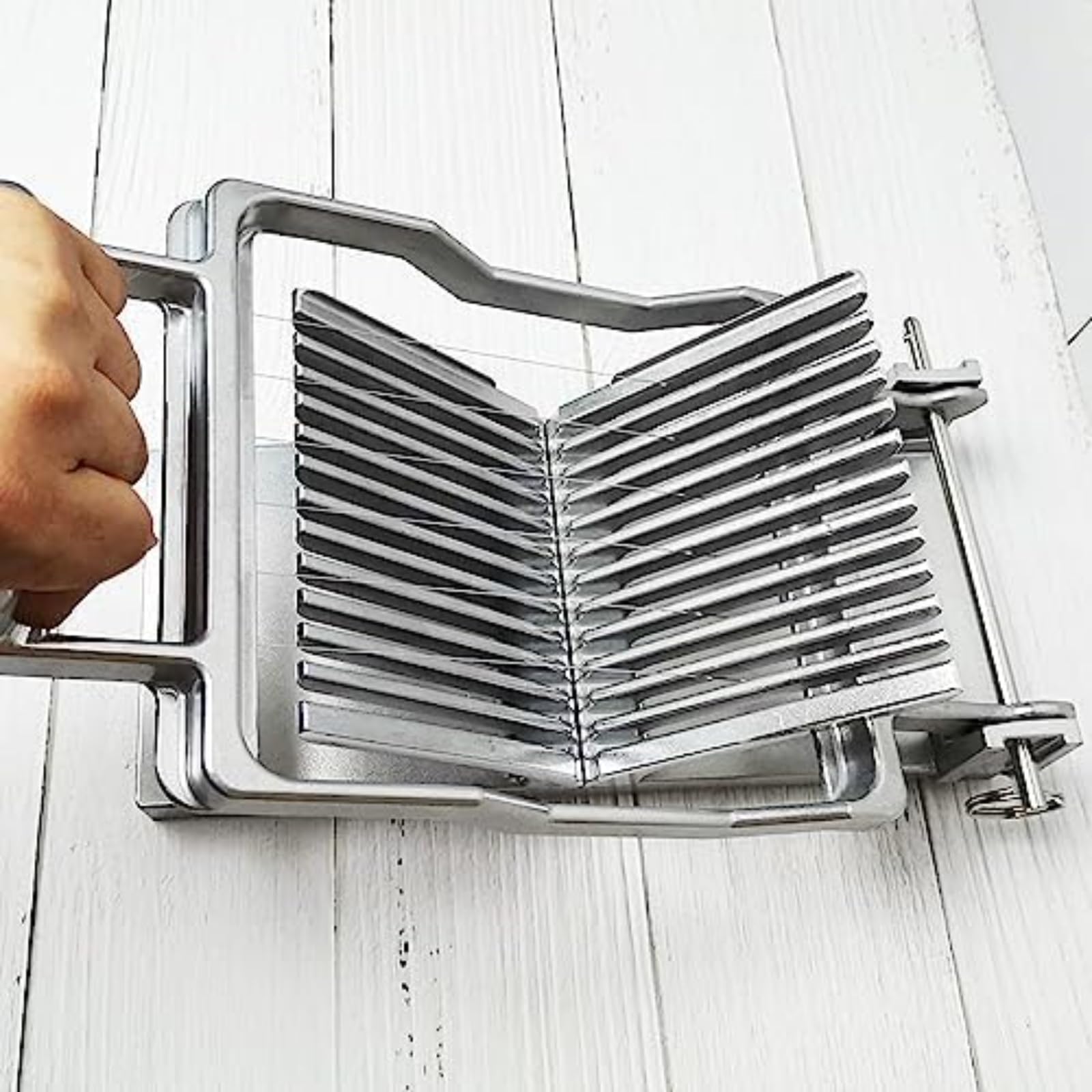 Heavy Duty Käseschneider, 304 Edelstahldraht & Guss-Aluminium-Basis, Multifunktions-Lebensmittelschneider für Butter, Tofu, Soft Cheese, enthält 2 Dickenteller, einfach sauberen Griff