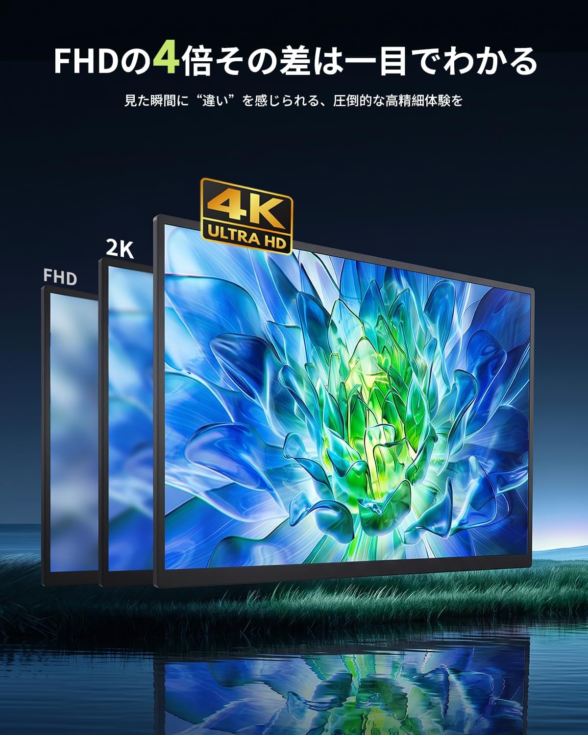 Amazon.co.jp: EVICIV モバイルモニター 4K 16インチ タッチ 非光沢