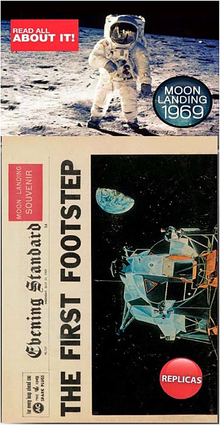 Moon Landing 1969 - Replica Newspaper - Read All About It!