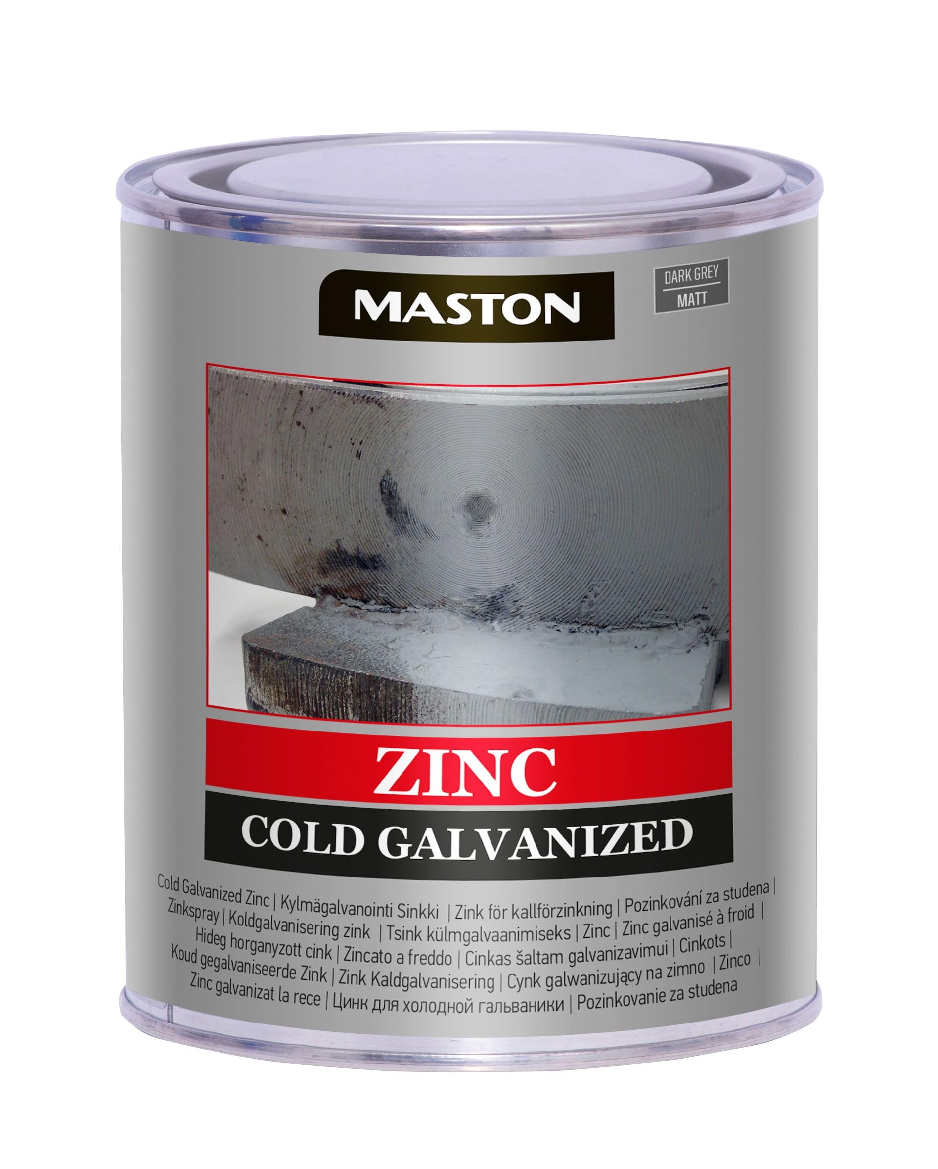 Maston Zinc Brushable Cold Galvanized 1L