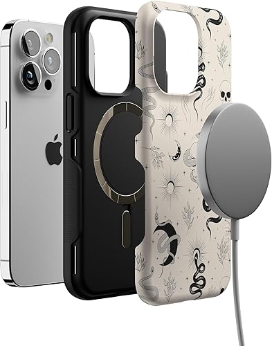 Vista 474 de Casely iPhone 13 Pro Case Compatible with MagSafe Blue Marble Case