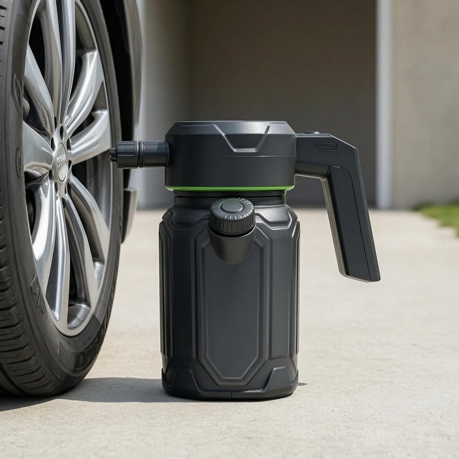 Elektrischer Schaumsprüher Elektrisch Akkusprüher mit Schaumdüse Akkubetrieben Elektrischer Sprüher für Autoliebhaber