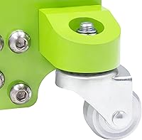 Vista 5 de ARCAN Gato de piso de aluminio de elevación rápida de 3 toneladas con pistones de bomba dual, brazo de elevación reforzado, mango de montaje