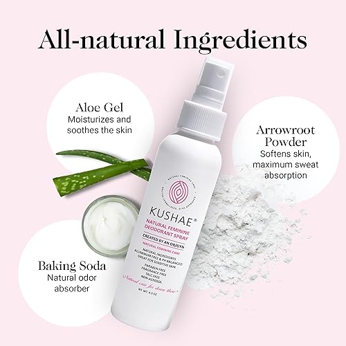 Miniatura 5 de Kushae Paquete de cuidado de la higiene femenina  Lavado espumoso suave 2 en 1 para equilibrar el pH y mantener la frescura  Desodorante femenino en
