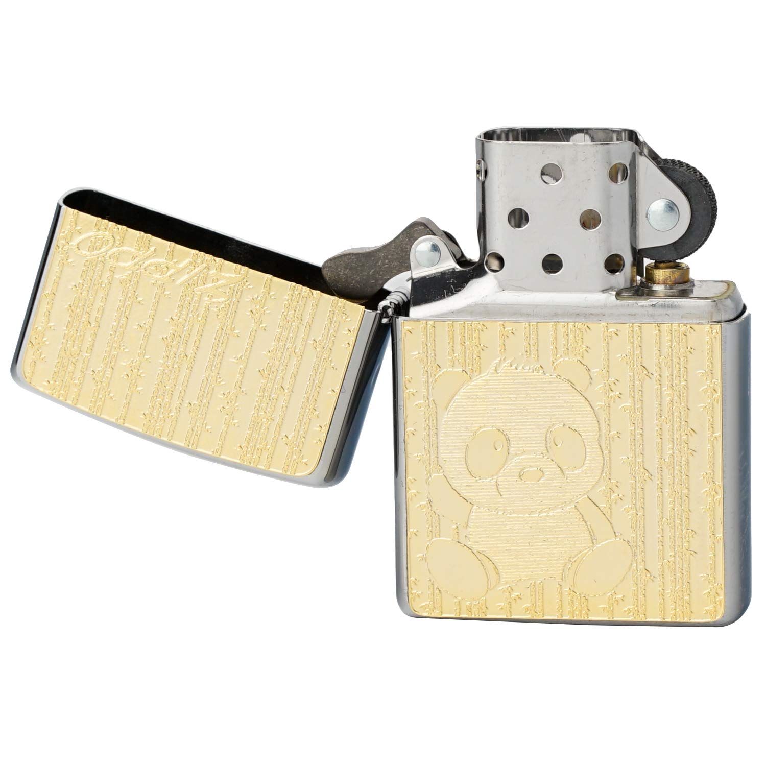 Amazon.co.jp: ZIPPO(ジッポー) ライター シルバー パンダ メタル 
