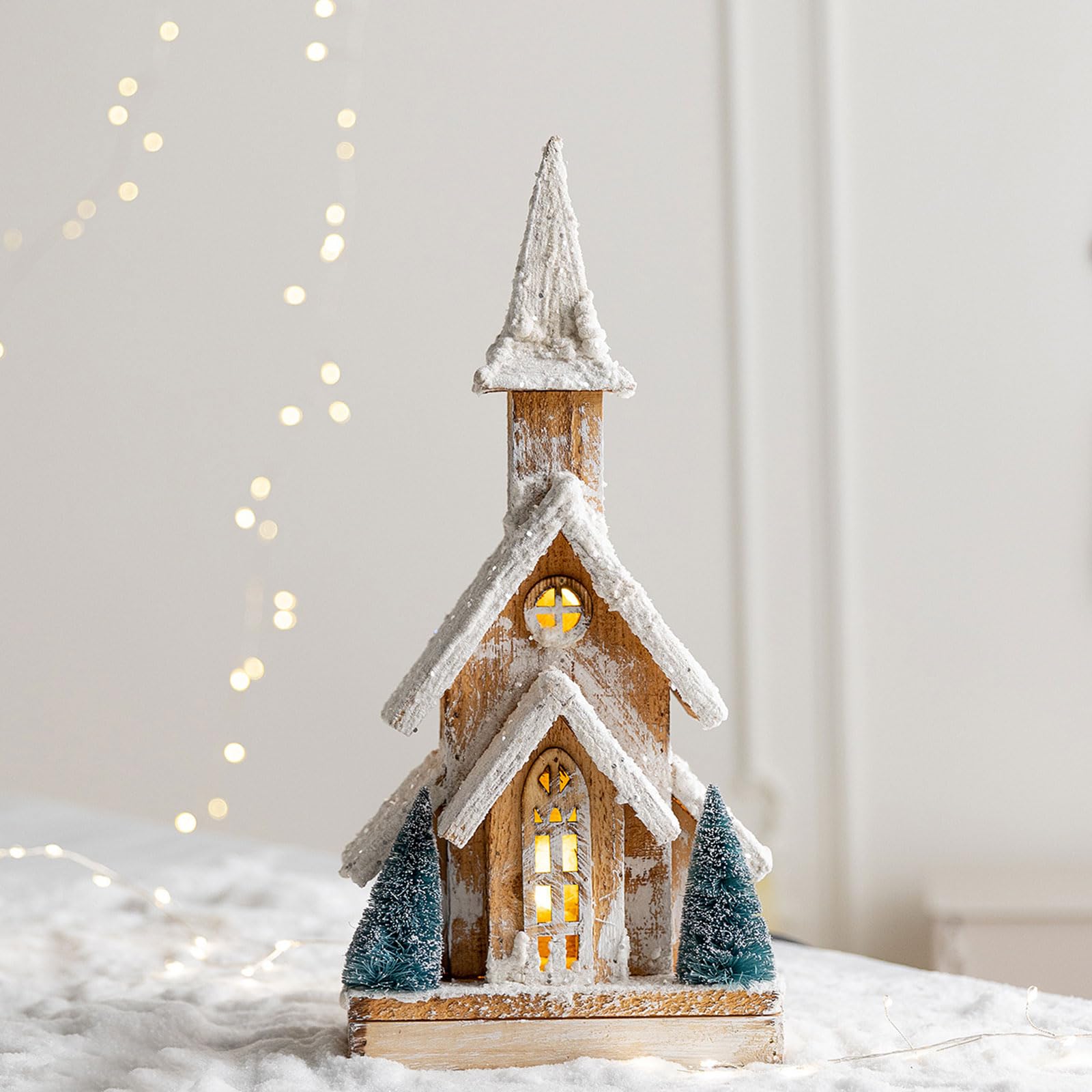 Décoration de maison de Noël couverte, A