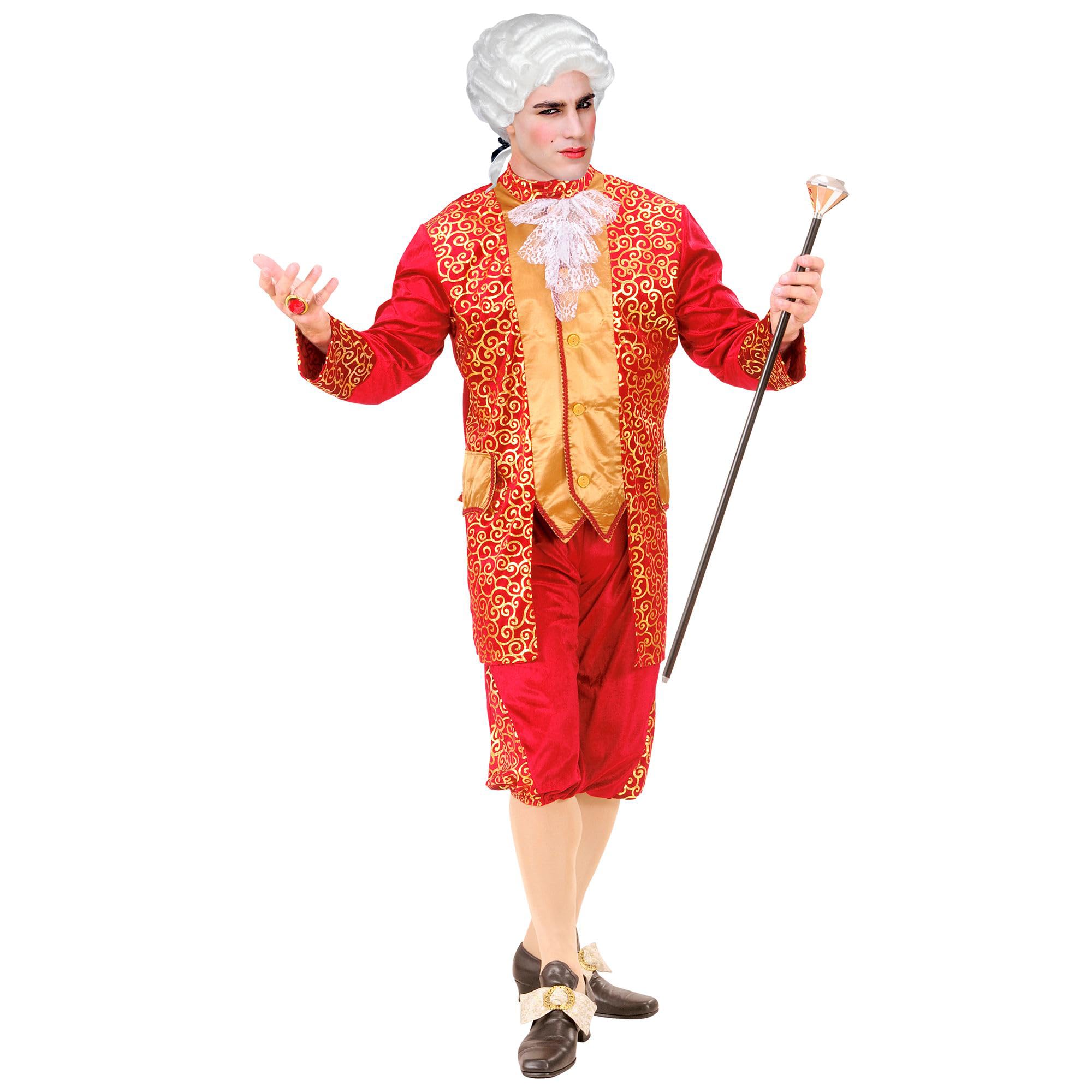 Bordeaux Marquis Costume Medium for Medieval Royalty Middle Ages Fancy Dress