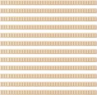 Nuanchu 12 Pack Wavy Unfinished 3D Wood Trim Molding 15.75" DIY Decor for Walls Cabinets Nursery Windows Doors