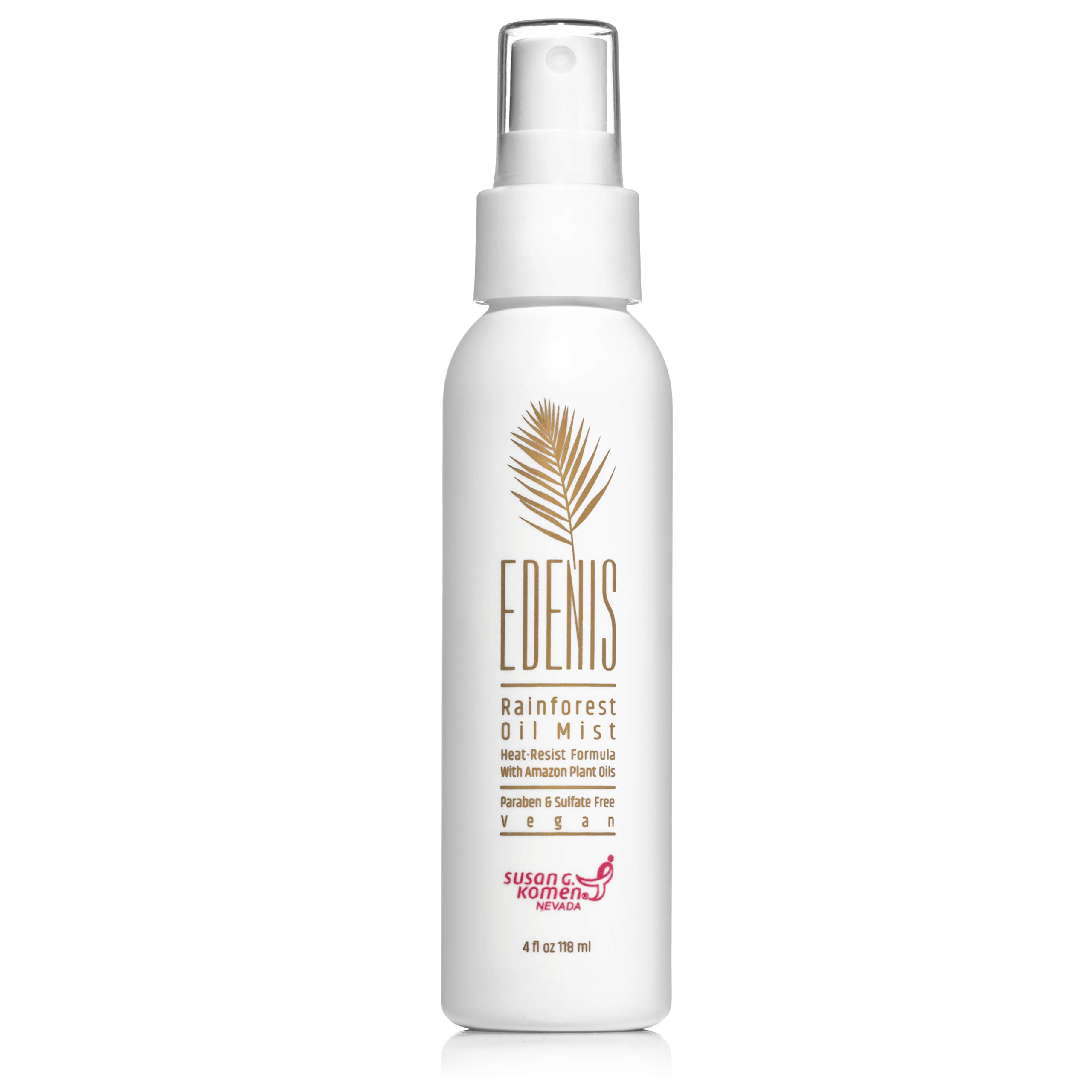 Buy EDENIS Certified Organic Rainforest Dry Oil Hair Mist for Heat Protection & Shine Vegan