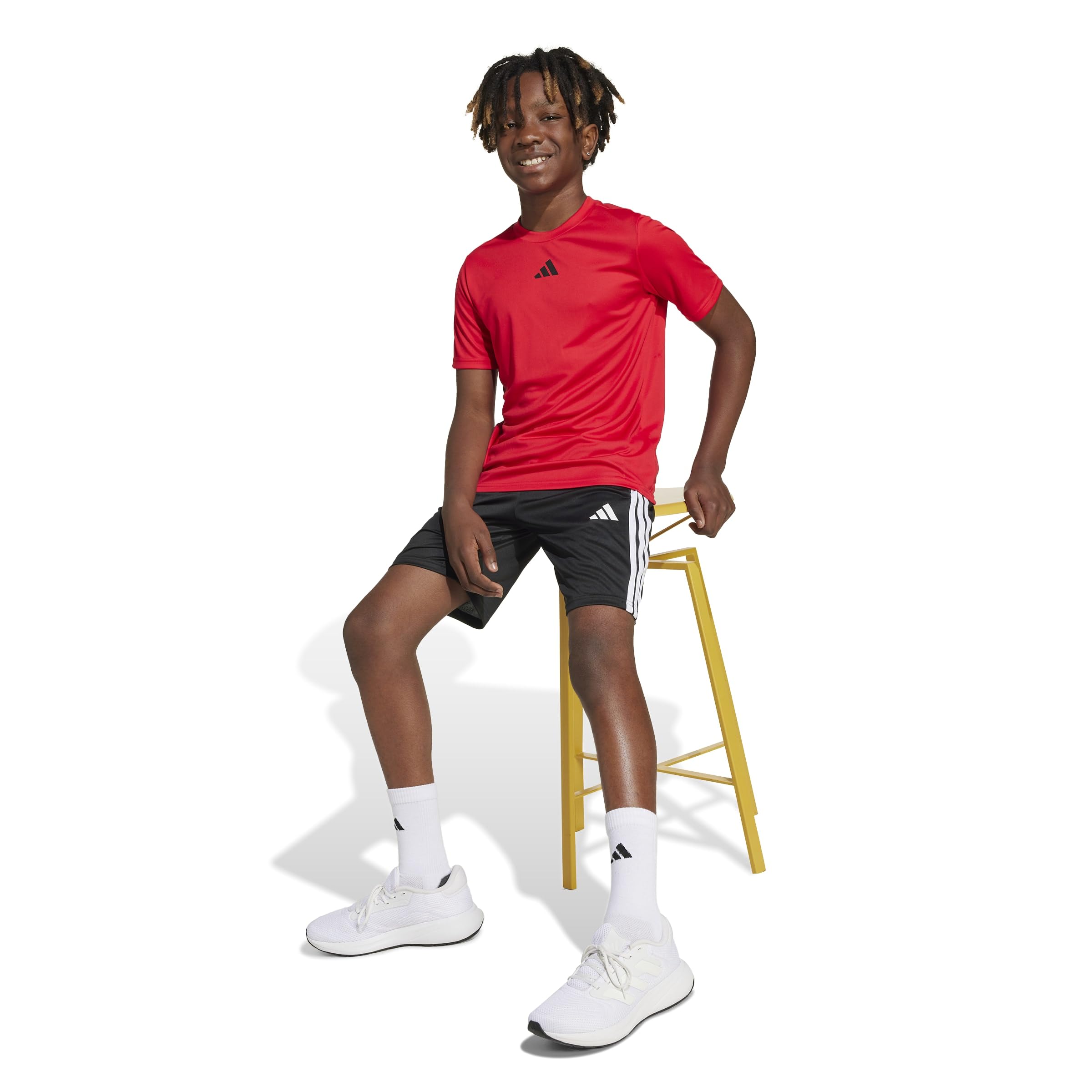 adidas Dres Uniseks - dzieci Train Essentials 3-stripes T-shirt Set