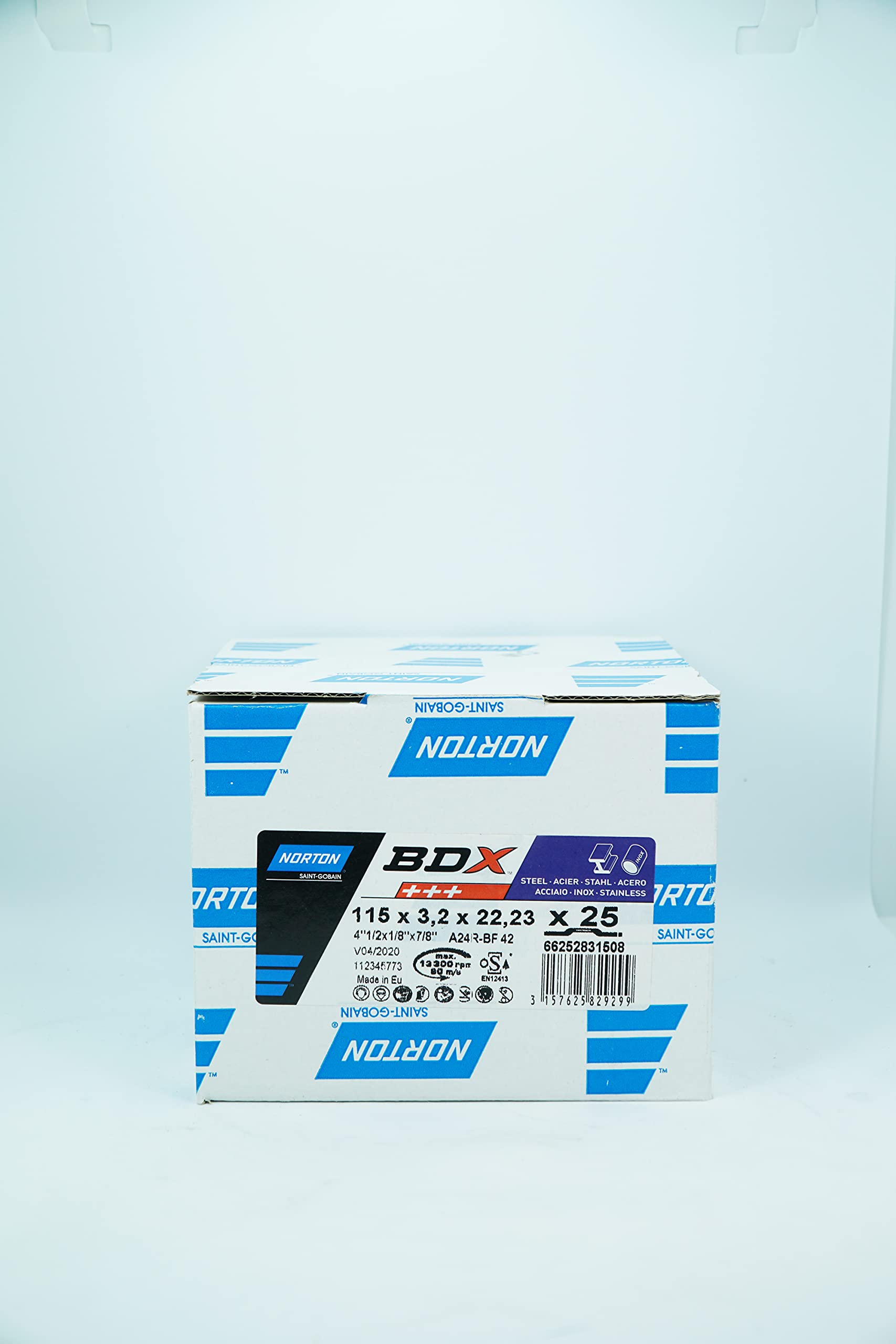 NORTON 31508 DISCHI DA SBAVO 31508 BDX 115X3.2X22.2 PEZZI 25