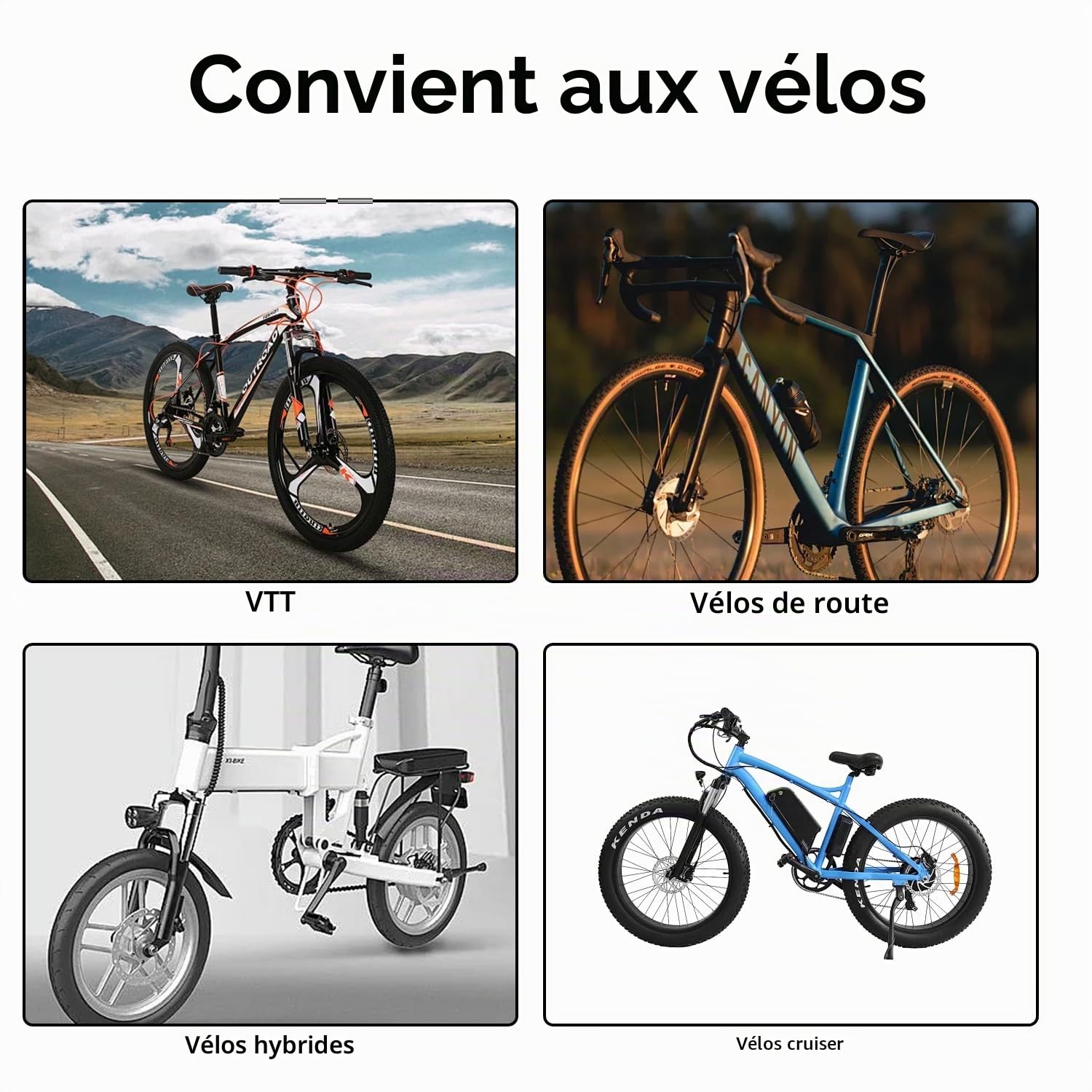 Siège de vélo avant pour enfants avec fixation de guidon, siège de vélo pour enfants de 2 à 5 ans, siège de vélo amovible pour tous les vélos de montagne (jusqu'à 21,8 kg)