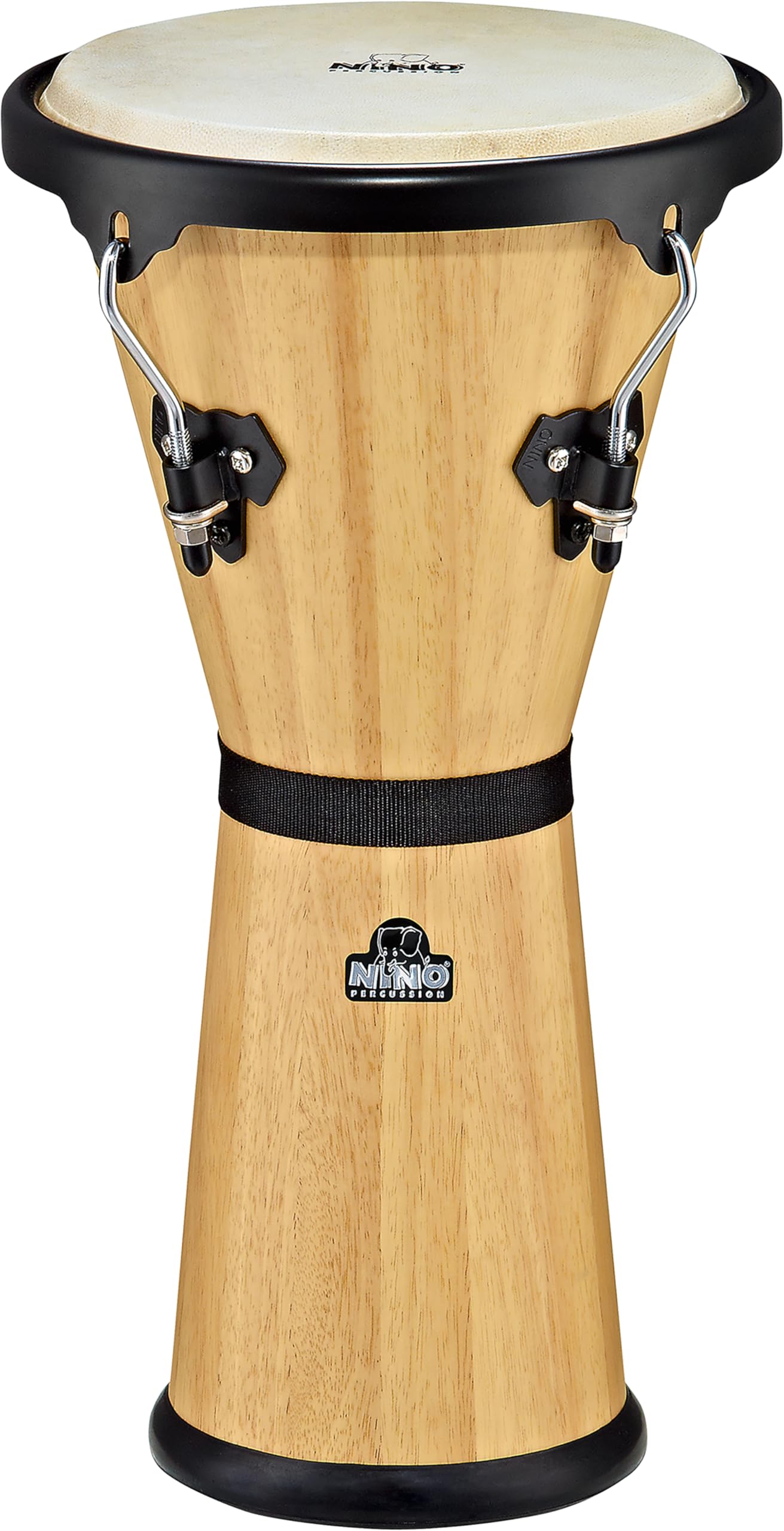 Nino Percussion Nino48nt Djembe in legno 25,4 cm (10 pollici) Natural