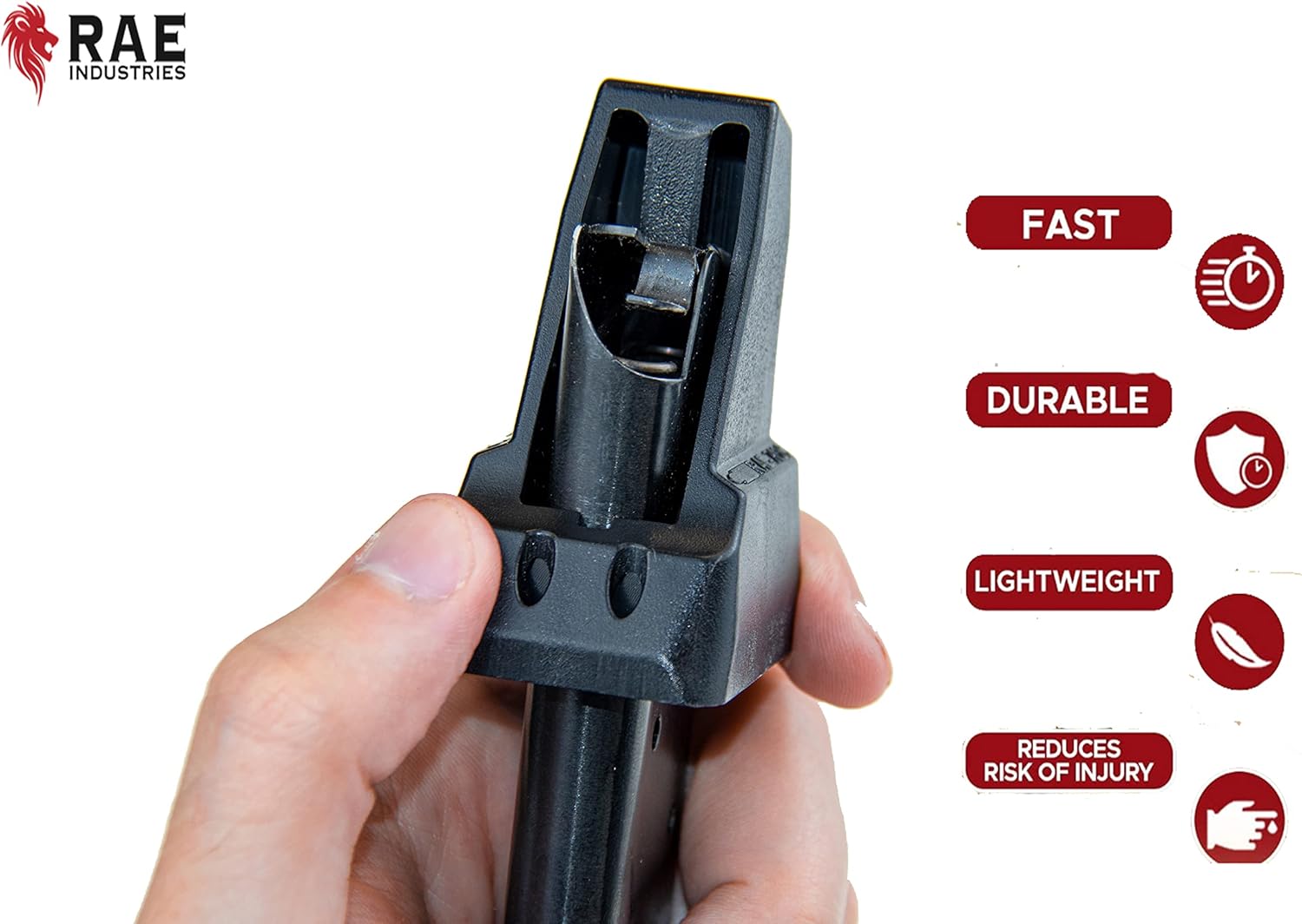 RAEIND Smith & Wesson M&P Shield Single Stack 9mm Pistol Magazine Speed Loader : Sports & Outdoors