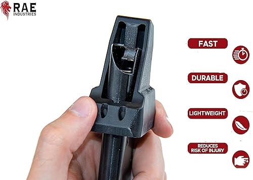 Miniatura 43 de RAEIND - Cargadores de velocidad para cargador de cargador Smith & Wesson de diferentes calibres de doble pila/de una sola pila