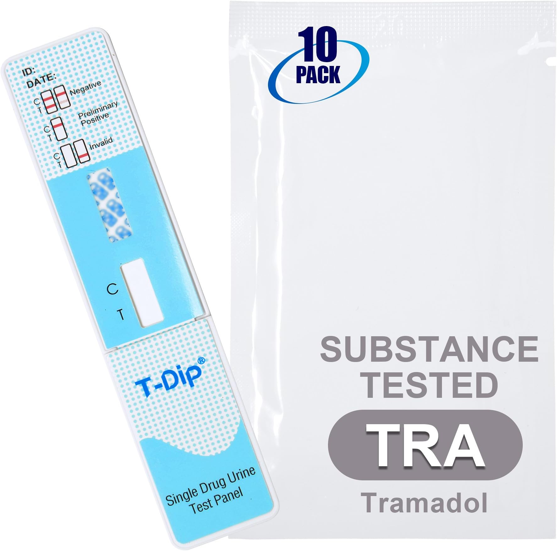 [10pk] - 1-Panel Urine Test Kit Tramadol (TRA) #MT-WDTR-114