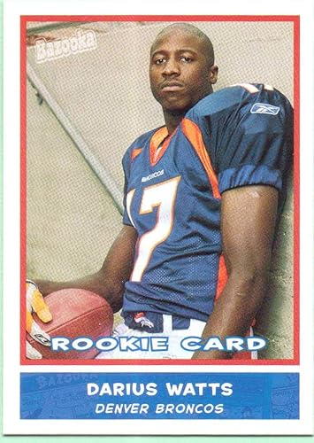Darius Watts 2004 Topps Bazooka Rookie #211 - Denver Broncos